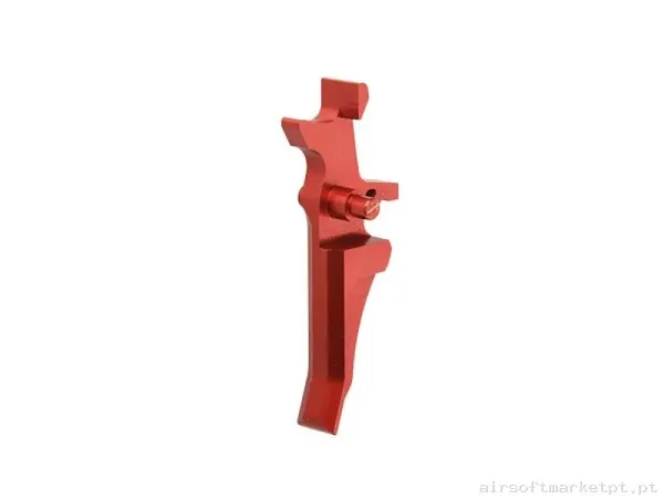 Gatillo Rojo CNC J Para M4 Retro Arms — Peças Internas (AEG) — Airsoft Market PT
