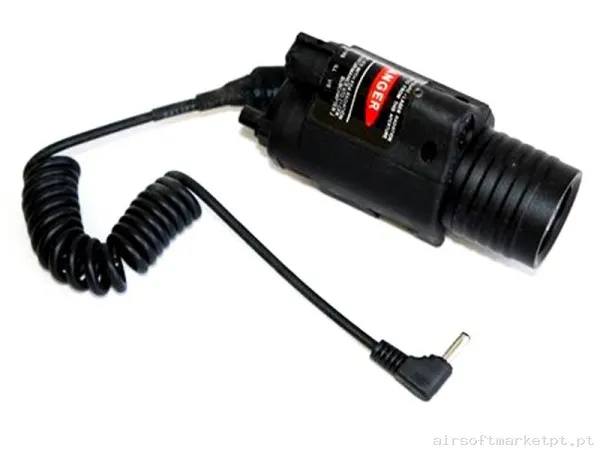Lanterna Tática Castellan Estilo M6 com Laser negra — Lanternas & Lasers — Airsoft Market PT