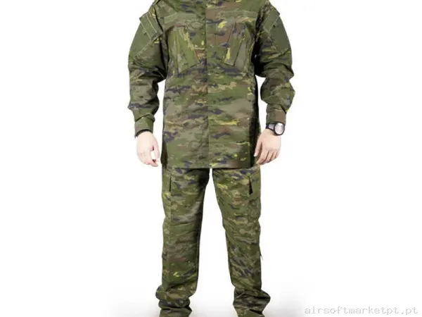 Uniforme Completo Acu Delta Tactics Boscoso Pixelado — Vestuário (Fardas) — Airsoft Market PT