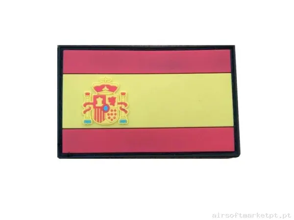 Parche PVC 3D Bandera de España — Patches & Decoração — Airsoft Market PT