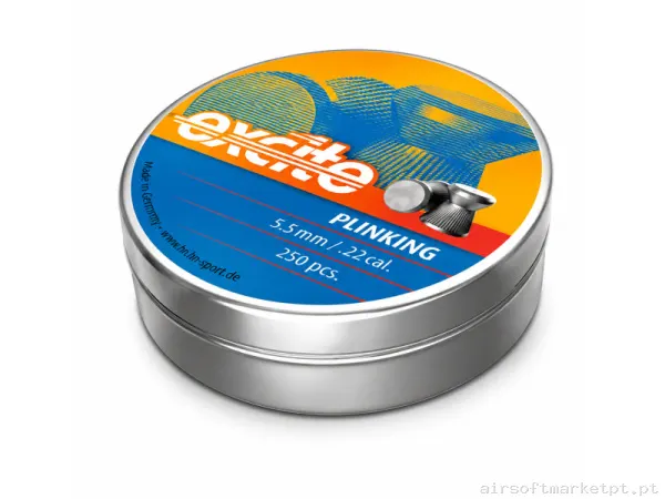 Balines H&N Excite Plinking 5,50 mm 250 Uds 0,83 G — Munição (BBs) — Airsoft Market PT