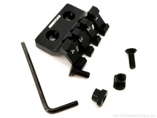 Trilho lateral Keymod / M-Lok Raccoon — Peças Internas (AEG) — Airsoft Market PT