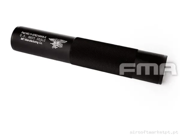 Silenciador FMA 198mm NAVY SEAL MOD2 — Supressores & Tracers — Airsoft Market PT