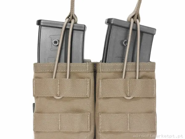 Pouch Magazine Pouch Doble G36 Warrior Assault Open Top coyote tan — Coletes & Rigs — Airsoft Market PT