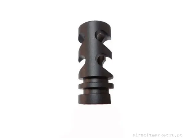 BOCACHA SHARK METALICA SY14 NEGRA — Supressores & Tracers — Airsoft Market PT