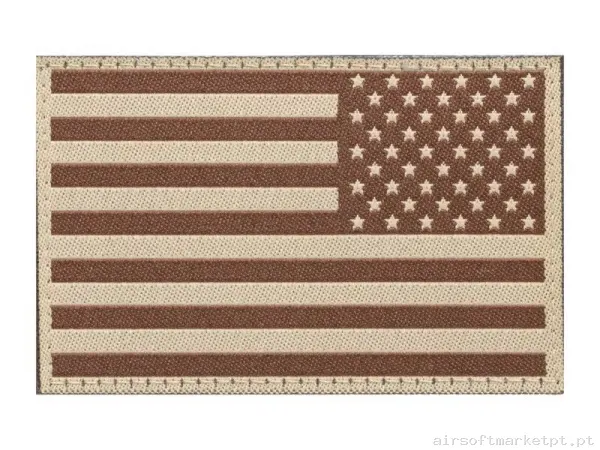 Parche Tela Clawgear Bandera EUA Invertida tan — Patches & Decoração — Airsoft Market PT