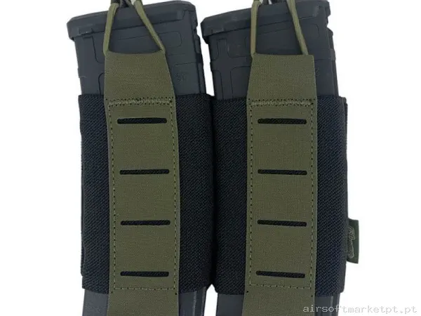 Pouch Portacargador Tegris Doble M4 Conquer Ranger Green — Coletes & Rigs — Airsoft Market PT