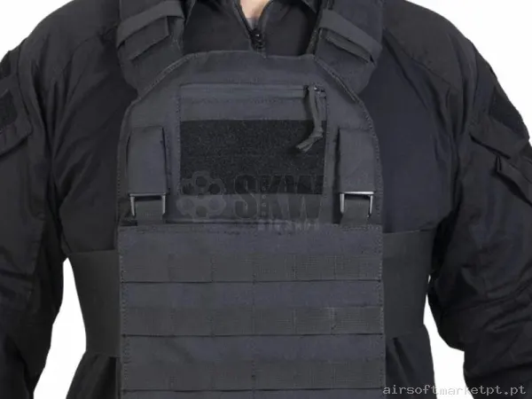 Chaleco Delta Tactics Force MK1 Black — Coletes & Rigs — Airsoft Market PT