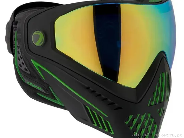 Máscara Dye I5 Thermal Goggle Esmeralda Preto Limão 2.0 — Proteção Ocular & Facial — Airsoft Market PT