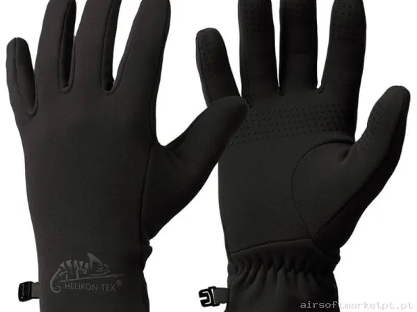 Luvas Helikon-Tex Trekker Outback Gloves preto — Gear Táctico — Airsoft Market PT