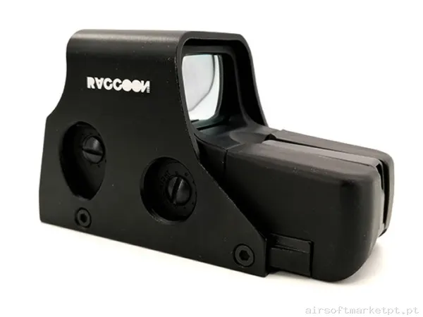 Mira Holográfica vermelho/Verde Raccoon 551 Rrd003 negra — Miras & Ópticas — Airsoft Market PT