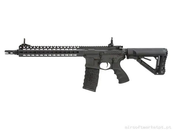 Réplica airsoft AEG M4 G&G Cm16 Srxl negra — Rifles de Assalto (AR/M4/AK) — Airsoft Market PT
