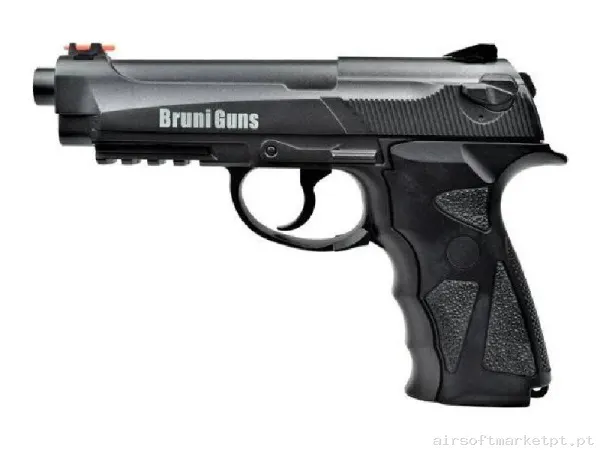 Airgun CO2 4.5mm Pistola Bruni Sport 306m Full Metal BR-306M negra — Pistolas — Airsoft Market PT