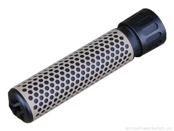 Externo Supressor Largo Big Dragon Kac Qdc Bd0542b negro/Terra Escura — Acessórios & Componentes — Airsoft Market PT