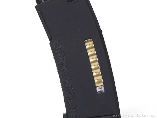 Magazine Réplica Midcap M4 PTS Enhanced Epm 2023 Polímero 150 Bbs preto — Carregadores / Magazines — Airsoft Market PT