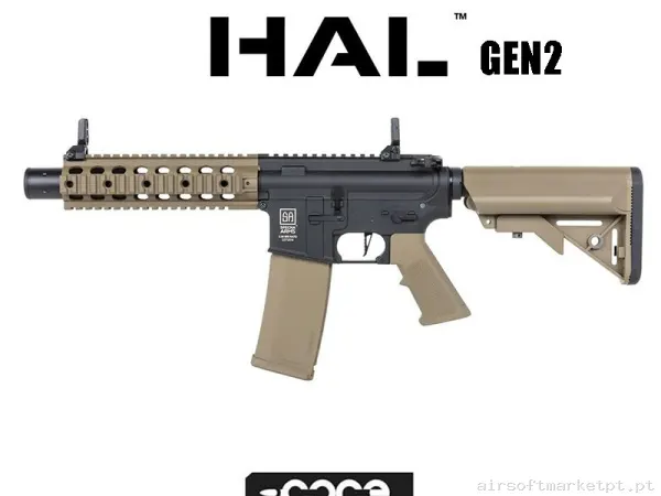 Réplica Specna Arms SA-C05 Core Gen2 Hal Etu Tan-Negro — Rifles de Assalto (AR/M4/AK) — Airsoft Market PT