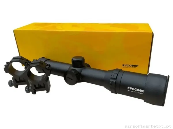 Mira Retro-iluminada 1-4x24 Short Dot Raccoon DMR - Buena Calidad — Miras & Ópticas — Airsoft Market PT