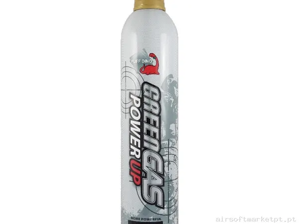 Gas Green Gas Puff Dino Pure Power Up 14kg 560ml — Gás & CO2 — Airsoft Market PT