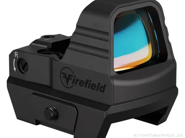 Mira Mini Ponto Vermelho Reflex Firefield Ironclad F3 preto — Miras & Ópticas — Airsoft Market PT
