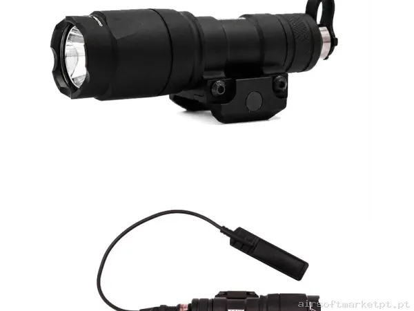Linterna Táctica Arsenic Con Pulsador 280 Lumenes As300a Negro — Lanternas & Lasers — Airsoft Market PT