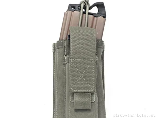 Pouch Magazine Pouch M4 + Pistola 9mm Warrior Assault Single Open Ranger Green — Coletes & Rigs — Airsoft Market PT