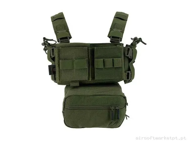 Chest Rig Conquer Verde OD — Coletes & Rigs — Airsoft Market PT