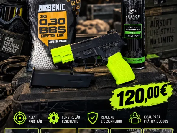 Réplica WE Tactical E2 Rail — Pistolas — Airsoft Market PT