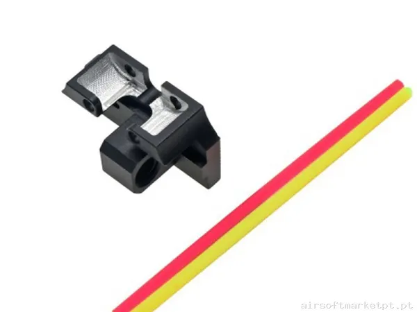 Alza trasera con fibra optica hi-capa cowcow — Miras & Ópticas — Airsoft Market PT