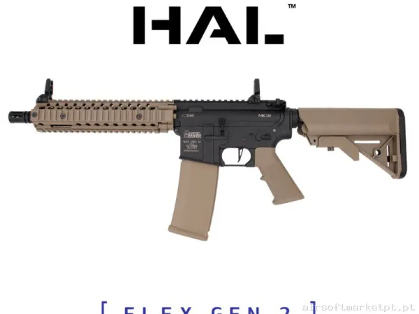 Réplica Specna Arms Mk18 Sa-F19 Flex Daniel Defense Gen2 Hal Etu Negro-Tan — Rifles de Assalto (AR/M4/AK) — Airsoft Market PT