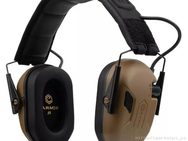 Protetor Auditivo Earmor M300a coyote — Rádios & Comunicação — Airsoft Market PT