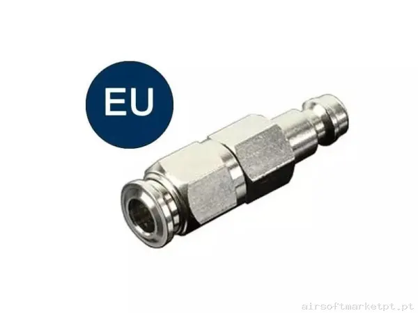 Adaptador Hpa Gate Qd Fitting Connector 6Mm Eu — HPA & Linhas — Airsoft Market PT