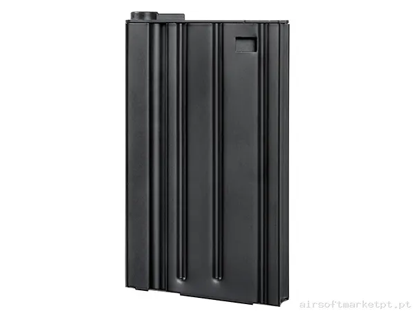 Magazine Réplica Midcap Sr25 Cyma Metálico 130 Bbs negro — Carregadores / Magazines — Airsoft Market PT