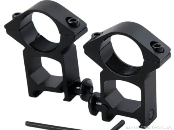 Externo Anilhas Altas 25mm Delta Tactics Rail Weaver 2u — Acessórios & Componentes — Airsoft Market PT