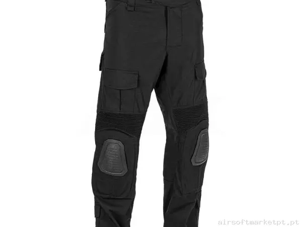 Calça de Combate Invader Gear Predator preta — Vestuário (Fardas) — Airsoft Market PT