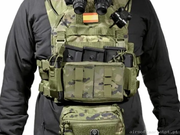 Chaleco MPC Conquer Full Set Pixelado Boscoso — Coletes & Rigs — Airsoft Market PT