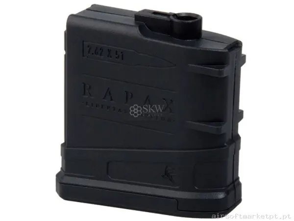 CARGADOR 50 BBS NEGRO RAPAX SECUTOR ARMS — Carregadores / Magazines — Airsoft Market PT