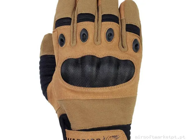 Luvas Warrior Assault Omega Hard Knuckle coyote — Gear Táctico — Airsoft Market PT