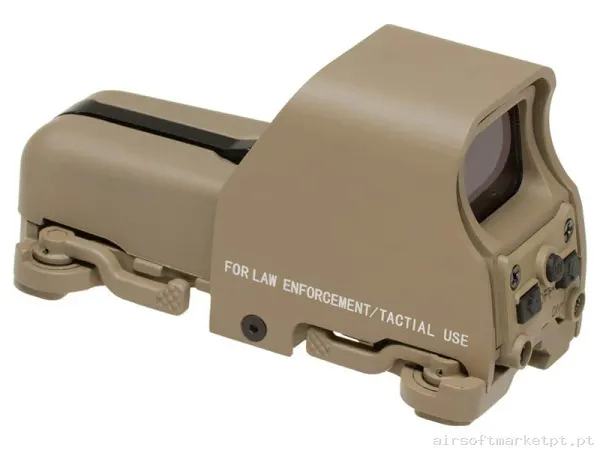 Mira Holográfica vermelho/verde Aim-O 553 tan — Miras & Ópticas — Airsoft Market PT
