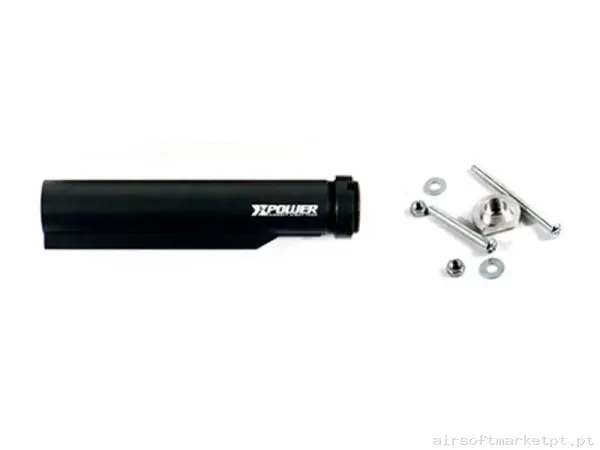 Externo Tubo Coronha AEG M4/M16 Xpower negro — Acessórios & Componentes — Airsoft Market PT