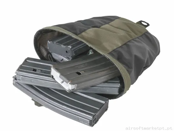 Pouch Bolsa Descarga Enrollable Warrior Assault Laser Cut Compact Dump Pouch Verde Ranger — Coletes & Rigs — Airsoft Market PT