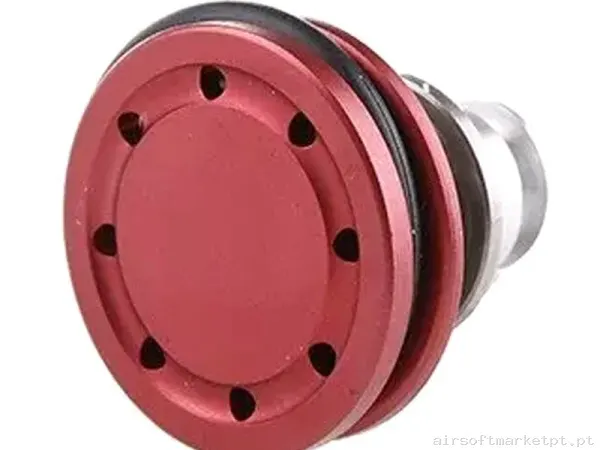 Interno Cabeça Pistão AEG Shs Super Shooter Pt0020 Alumínio vermelho — Peças Internas (AEG) — Airsoft Market PT