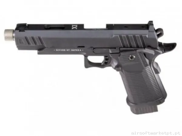 Hi Capa Ludus Secutor Prata — Pistolas — Airsoft Market PT
