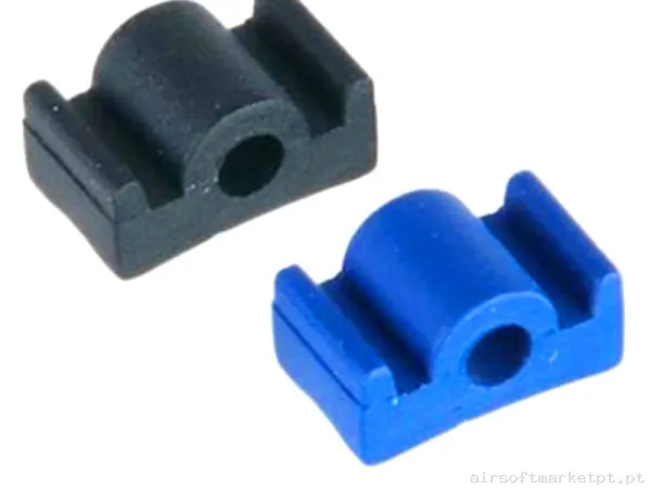 Interno Nub AEG Flat Prometheus Soft & Hard para Tokyo Marui AEG preto/Azul — Peças Internas (AEG) — Airsoft Market PT
