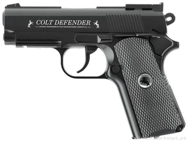 Airgun CO2 4.5mm Pistola Umarex Colt Defender negra — Pistolas — Airsoft Market PT