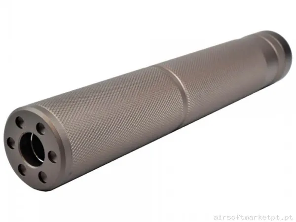 Externo Supressor Longo Big Dragon Knurling Bd0451 Bronze — Acessórios & Componentes — Airsoft Market PT