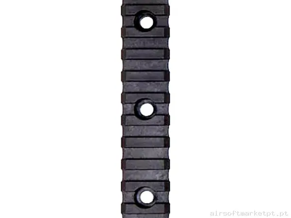 Externo Rail M-Lok PTS 11 Slot negro — Acessórios & Componentes — Airsoft Market PT
