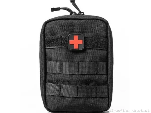 Pouch Médico Negro — Coletes & Rigs — Airsoft Market PT