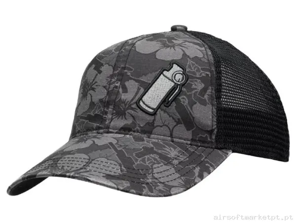 Gorra Beisbol Helikon-Tex Hawaiian Trucker Cap Dark Ops — Proteção Ocular & Facial — Airsoft Market PT