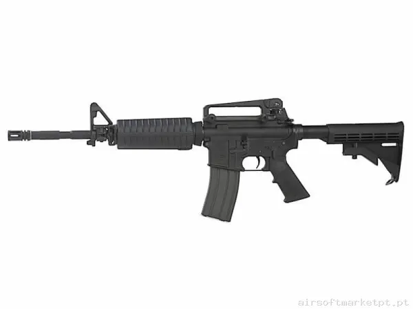 Réplica GBB M4 Tokyo Marui M4A1 MWS Carbine GBB ZET System preta — Rifles de Assalto (AR/M4/AK) — Airsoft Market PT