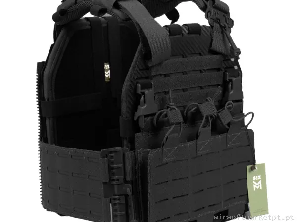 Chaleco Sixmm Vest V066 Negro — Coletes & Rigs — Airsoft Market PT